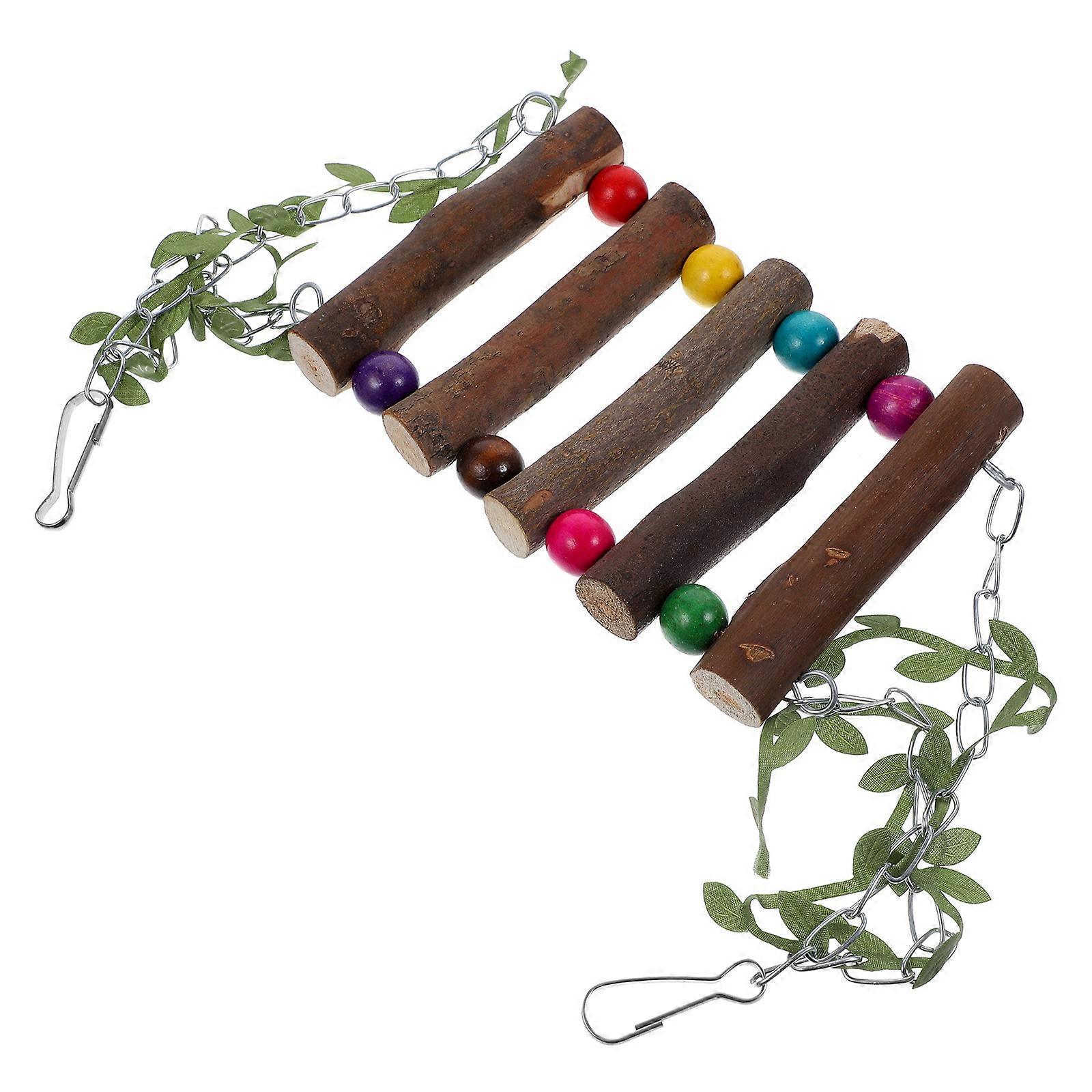 Household Bird Swing Parrot Swing for 3Pcs Bite-Resisting Bird Toy