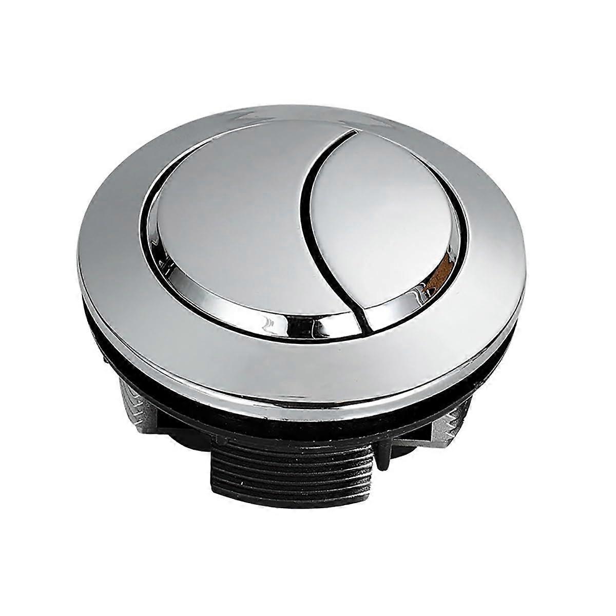 Toilet Dual Flush Push Button Replacement Round Head Cistern Button For Bathroom Water Tank Model M