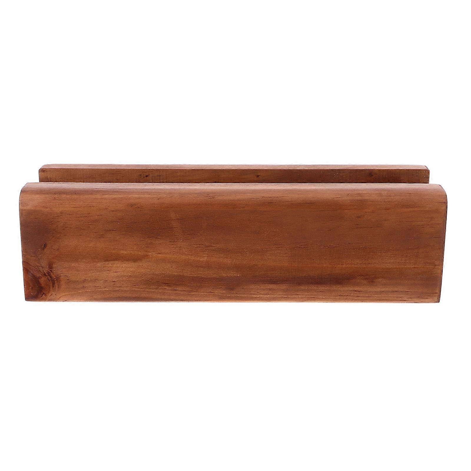 Brown Wooden Mirror Holder for Floor Mirror Support 4Pcs Practical Base