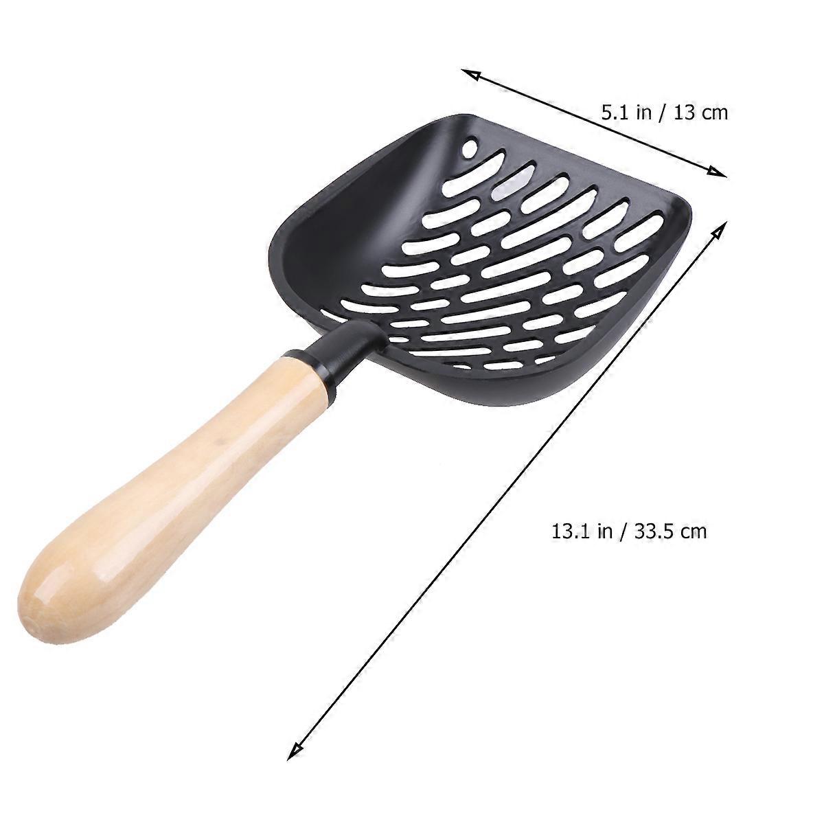 Fine Litter Scoop Coated Slanted Pattern Pet Owners 13.8×5.5×1.8in 1Pack