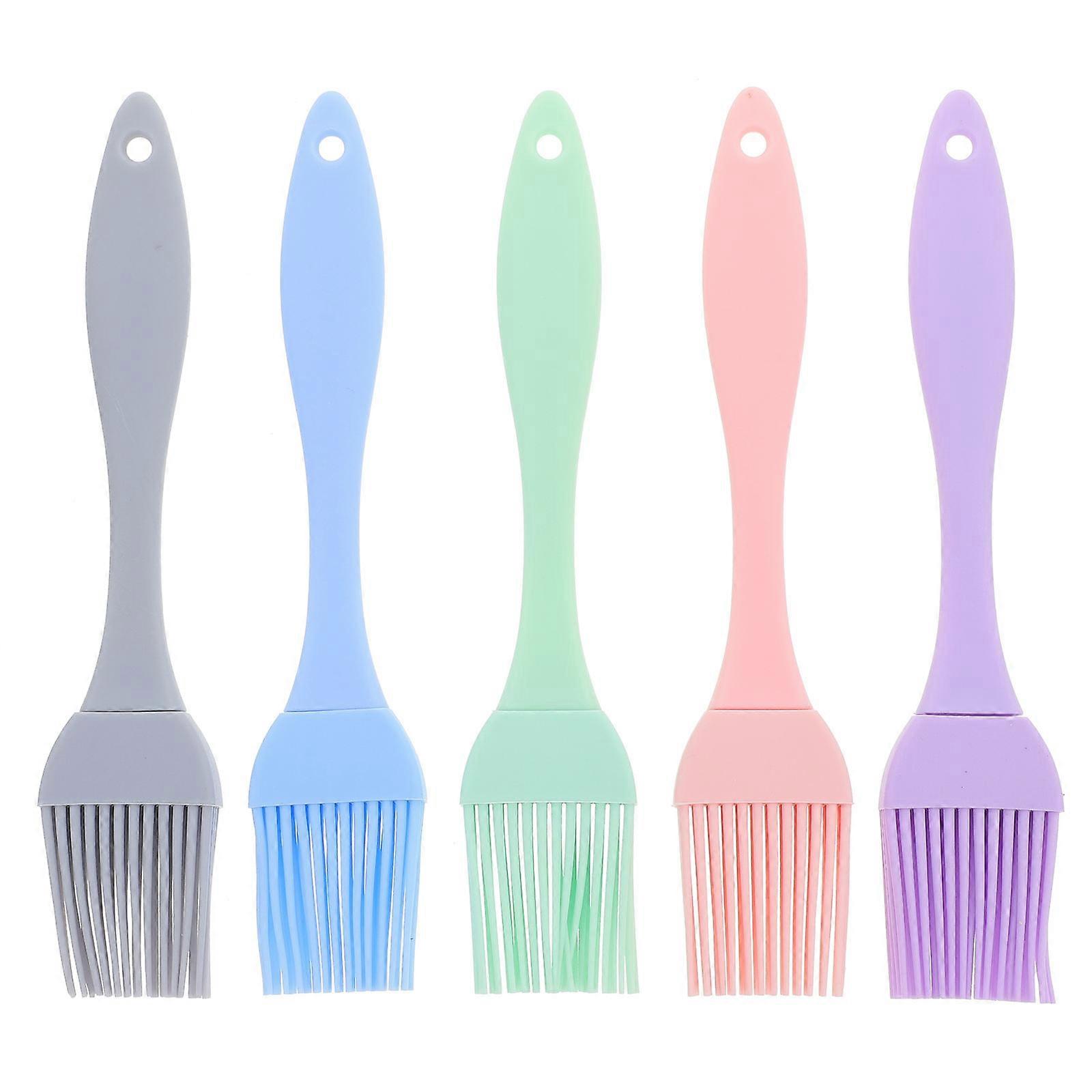 Brush for Baking Silicone Barbecue Brush with Handle 10Pcs