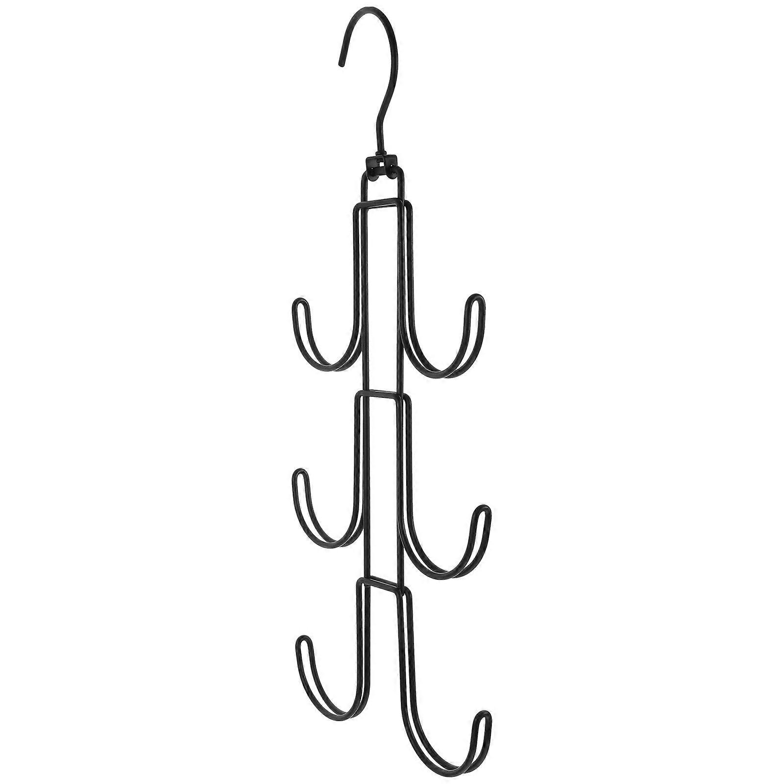 5Pcs Black Handbag Hanger for Closet Space Saving Organizer