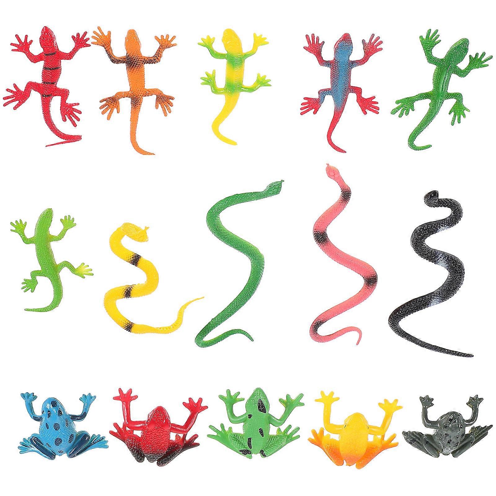 Reptile Toy Plastic Model for Decoration with 75Pcs Included