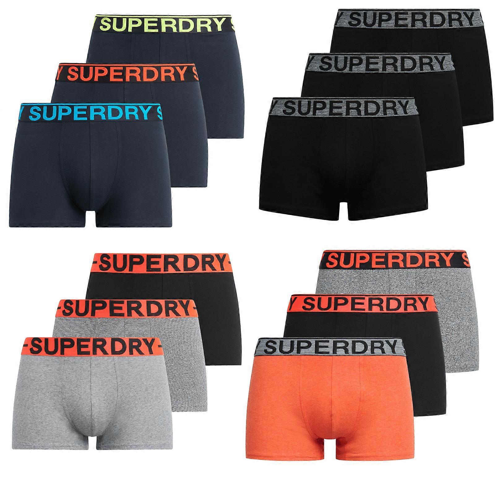 Superdry Mens Trunk Triple Pack Boxer Shorts