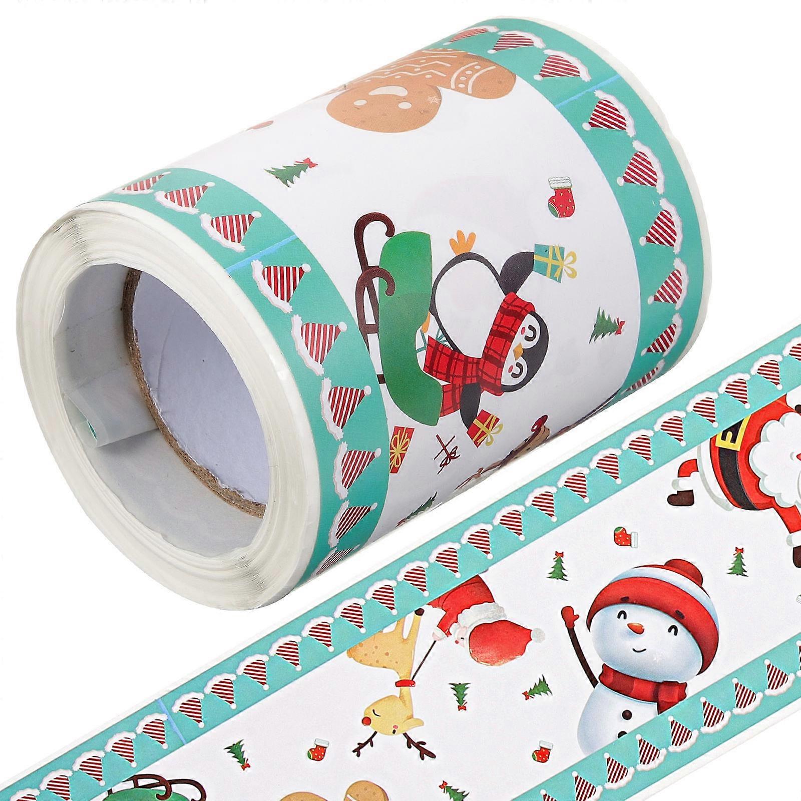 Christmas Border Sticker Decorative Border Trim for 5 Rolls Use