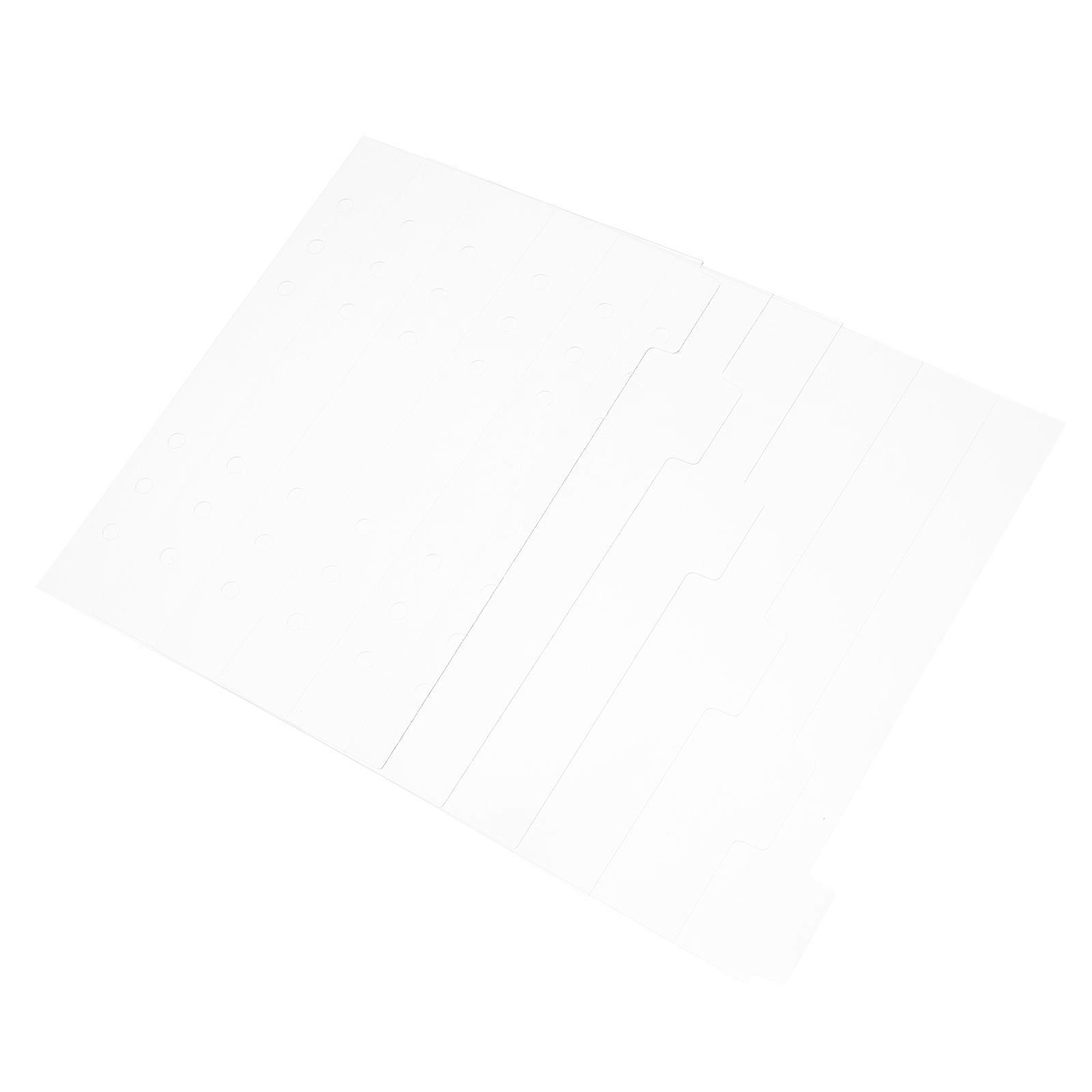 Transparent Acrylic Tab Dividers For A5 Binders Suitable For Office Use 21.00X14.70X0.10CM Document Organization 18Pcs