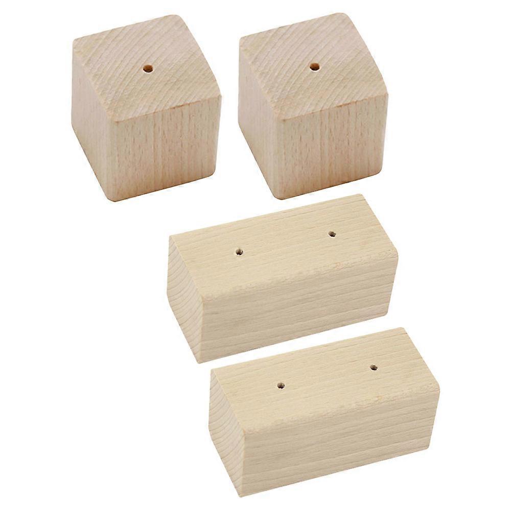 Baking Flower Decorating Base 8 Pcs Light Yellow Cubic Support For Cake Decoration Baking Tool