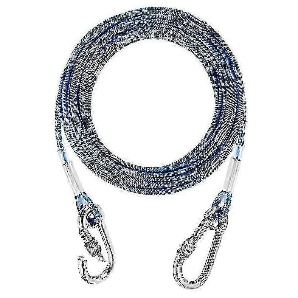 Heavy Duty Tie Out Cable For Dogs, Chew Proof Material With Durable Dog Runner For Enhanced Outdoor Experiences In Camping Parks Yards Garde