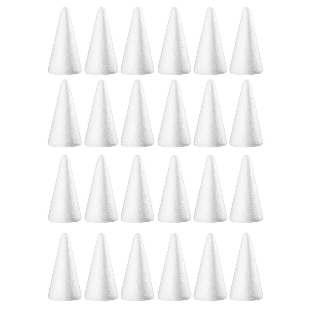 DIY Cone Craft White Solid Accessories for Children 2Pcs Set