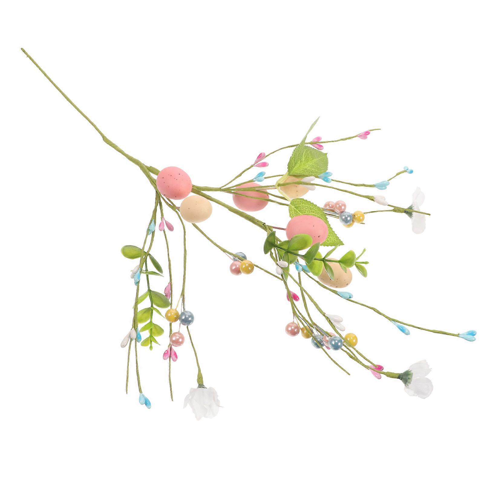 Artificial Easter Egg Branch Easter Adornment for Party Use Decor