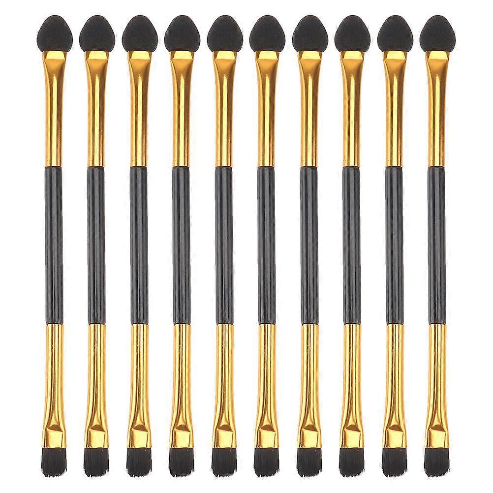 Double-Headed Eyeshadow Applicator Brush for Makeup Use 100Pcs Set