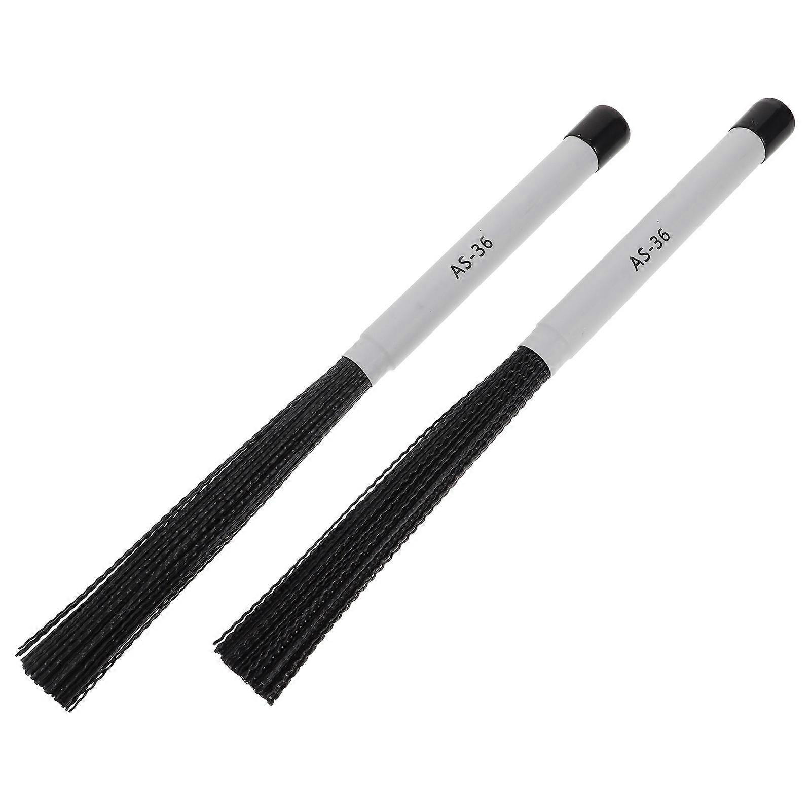 Jazz Drum Brush Nylon Silk Drum Brush for Percussion 1Pair