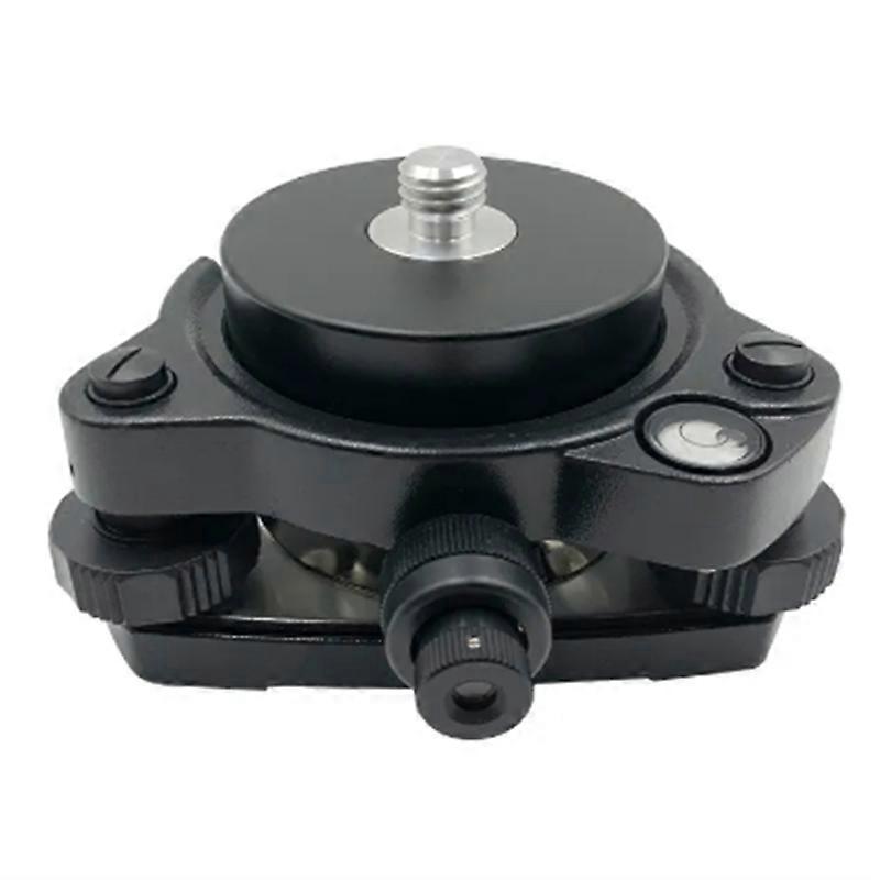 Tribrach with Optical Plummet&GPS Tribrach Adapter Carrier with 5/8InX11 Mount Rotate Screw for Tota