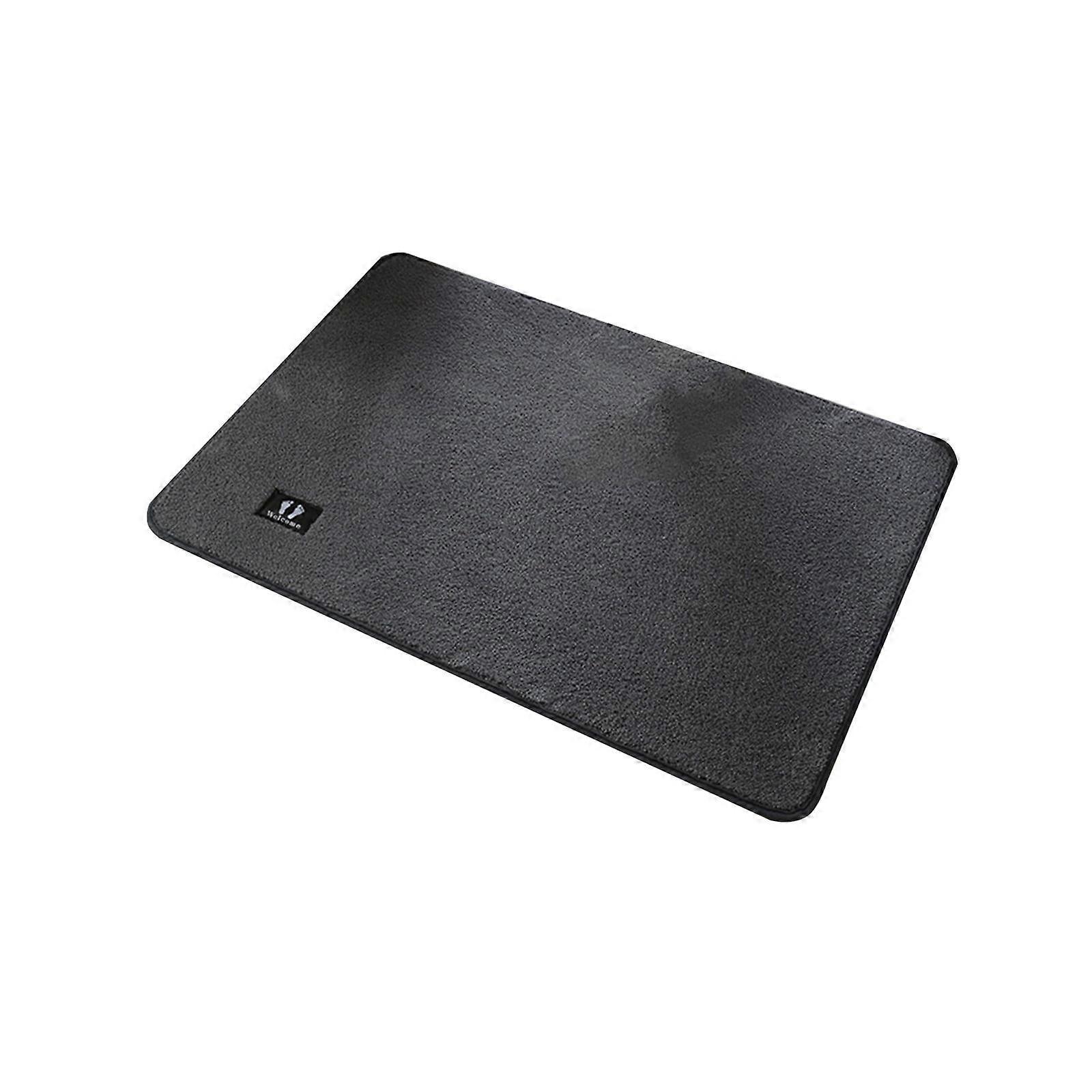 YingTaiLi Microfiber Chenille Bath Rug 19x26in, Super Absorbent Quick-Drying, Non-Slip Rubber Backing, Washable & Soft Floor Mat