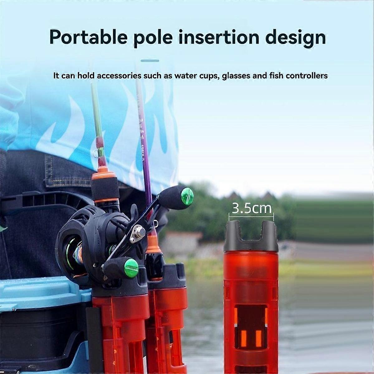 Sea Fishing Tool Box Double Layer Multifunctional Storage Red