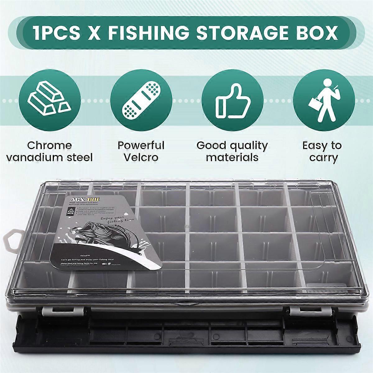 Plaats Vissen Accessoires Box Waterdichte Visdoos Groot