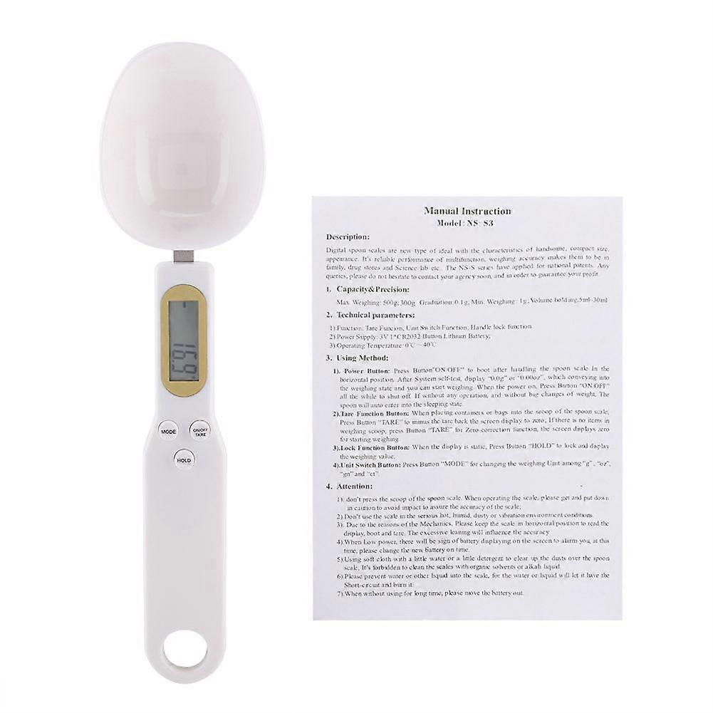500g/0.1g LCD Display Digital Scale Electronic Measuring Kitchen Spoon