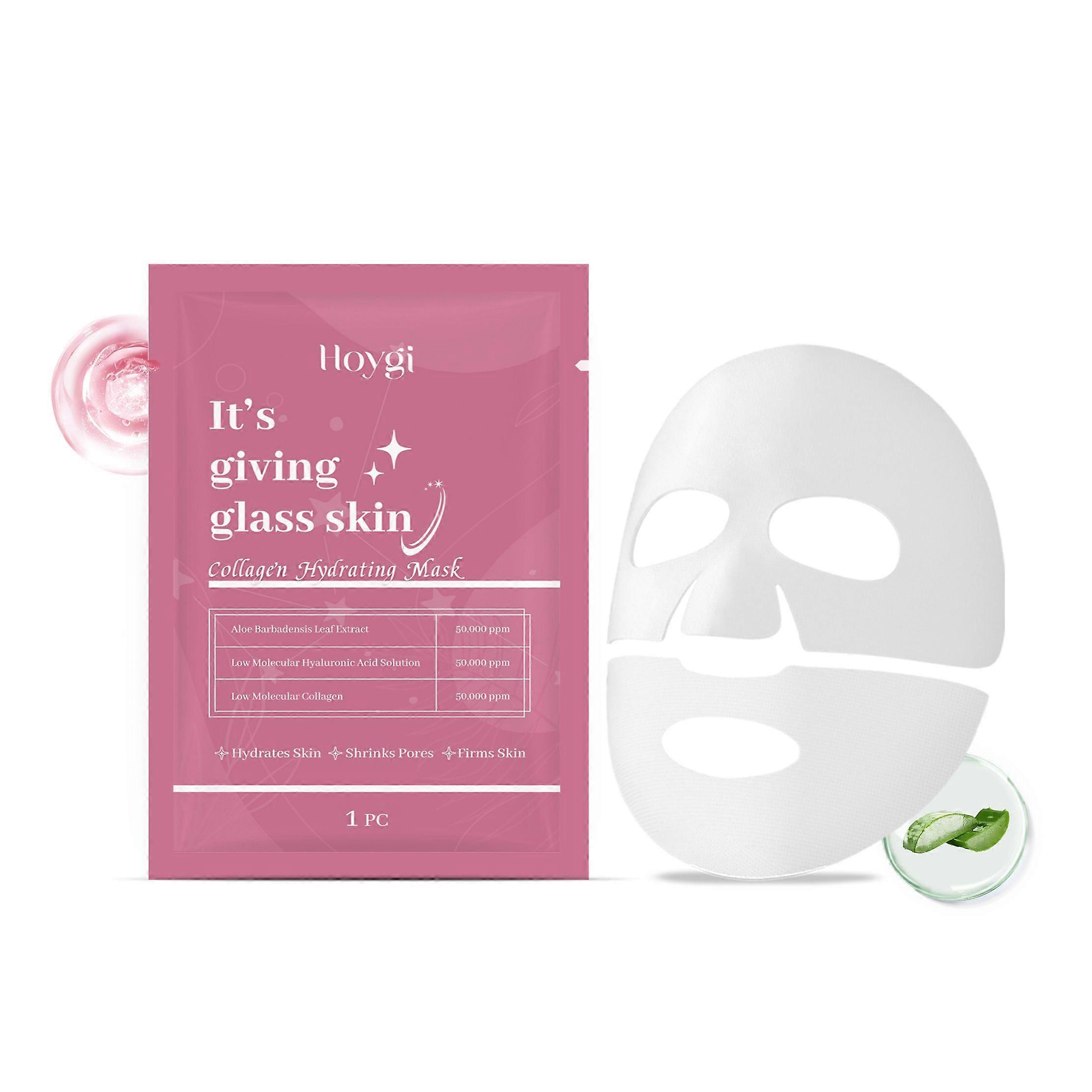 Hoygi Deep Collagen Hydrating Mask (Bag) Essence Mask Gently Hydrates, Moisturizes, And Softens The Facial Skin