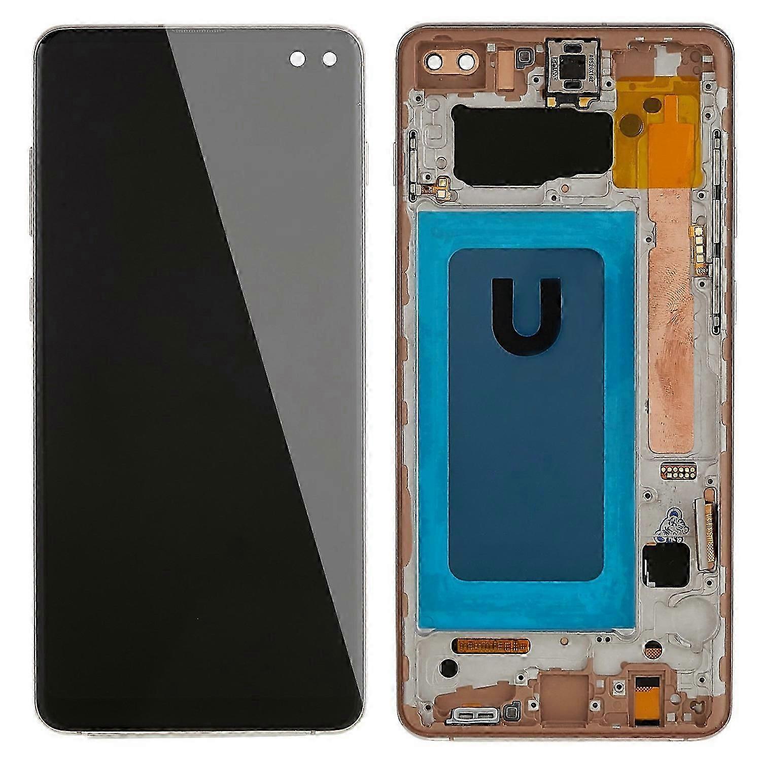 For Samsung Galaxy S10 Plus G975 LCD Screen and Digitizer Assembly Frame Replacement Part (TFT Techn