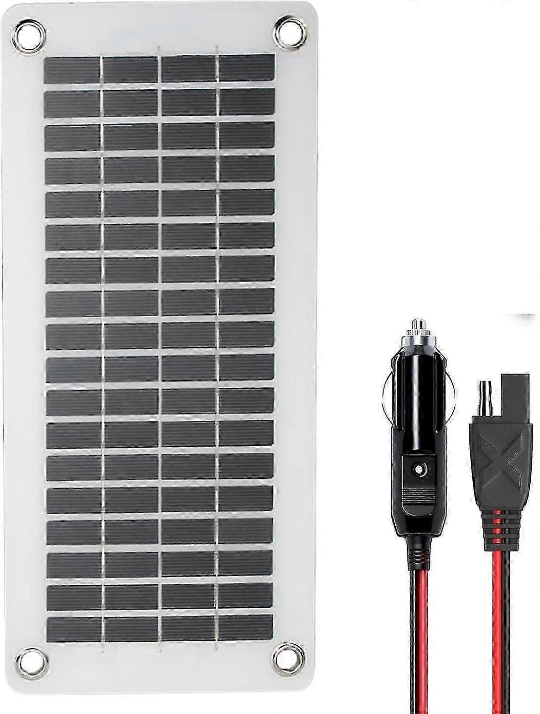 12V 30W Solar Panels Kit for RV Car 12 Volt System Portable Solar Panel with Controller for 12V Bat