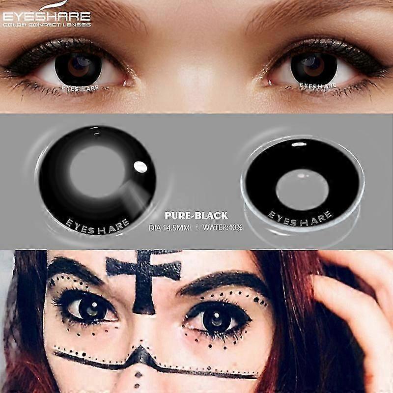 2 stuks cosplay gekleurde contactlenzen voor ogen gekleurde contactlens voor ogen jaarlijks mooie pupil make-up contactlenzen