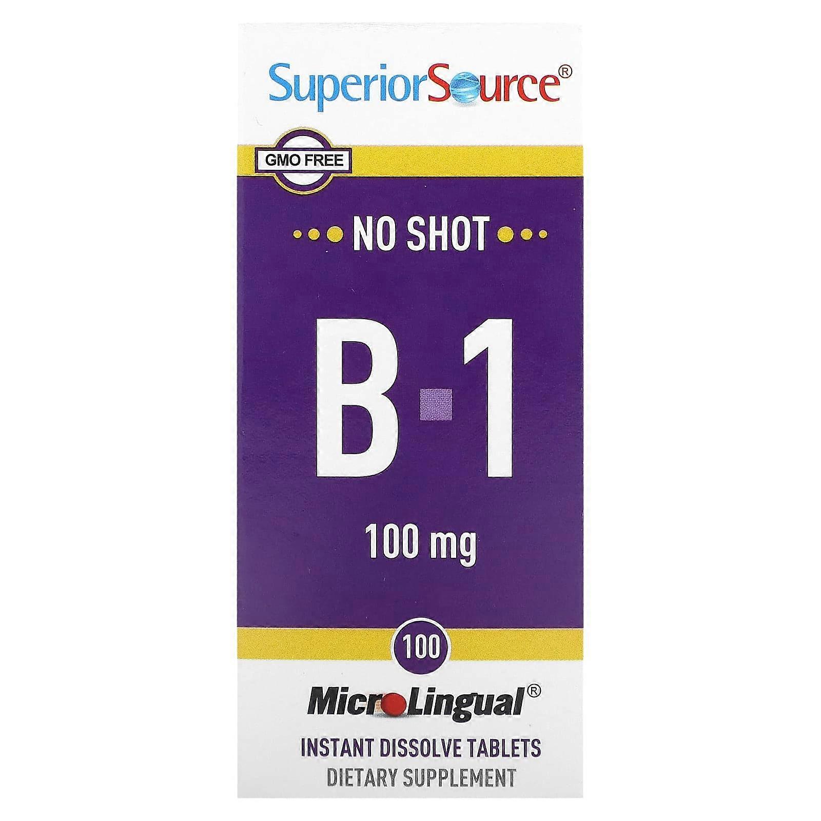 B-1, 100 mg, 100 Instant Dissolve Tablets