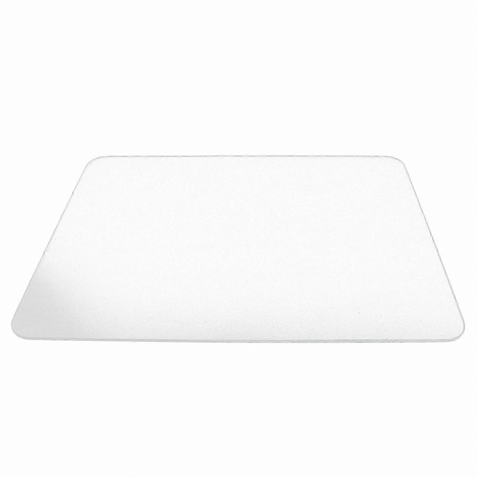 Clear Gaming Mouse Pad Transparent Desk Mat for Home and Laptop Use