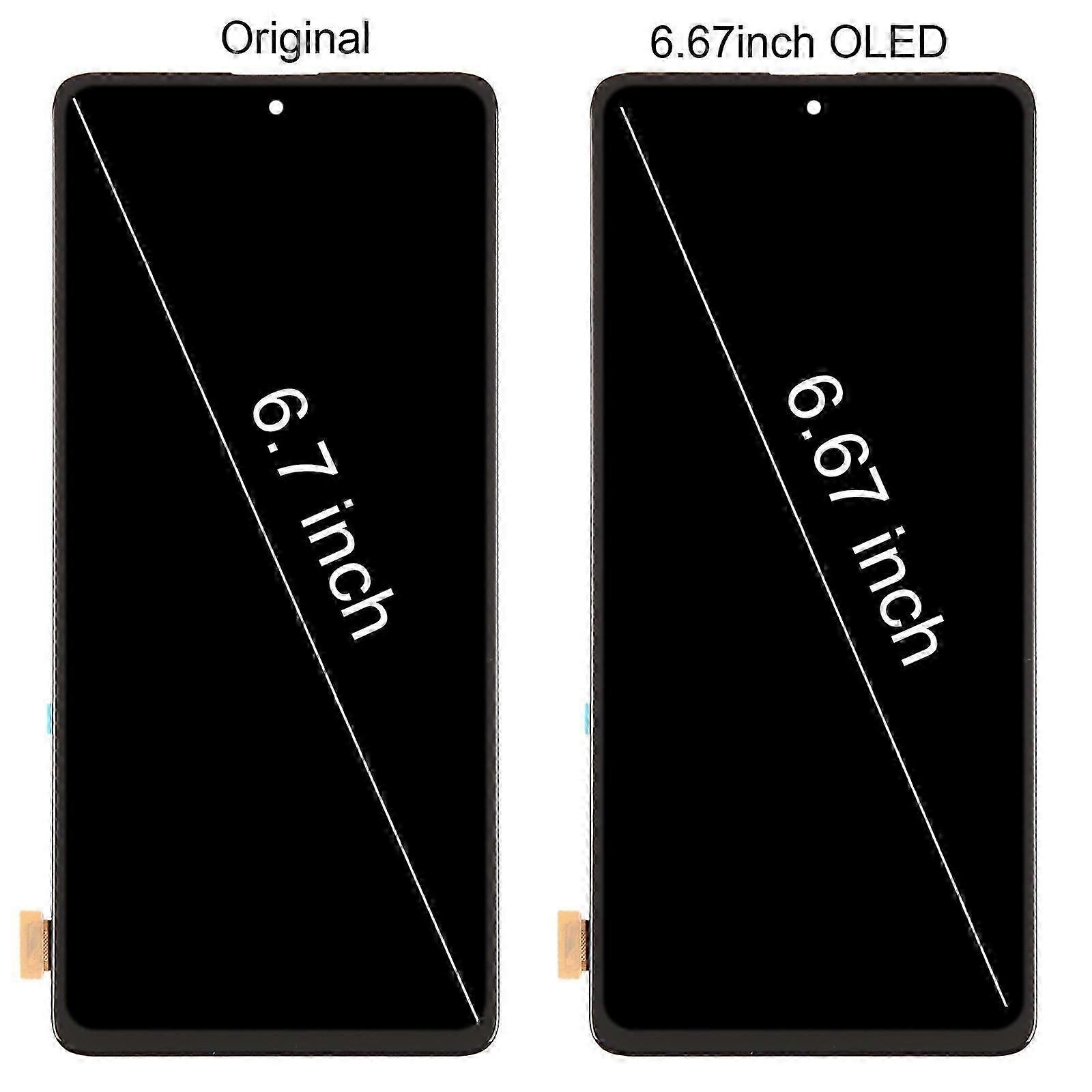 For Samsung Galaxy Note10 Lite SM-N770F 6.67 inch OLED LCD Screen With Digitizer Full Assembly