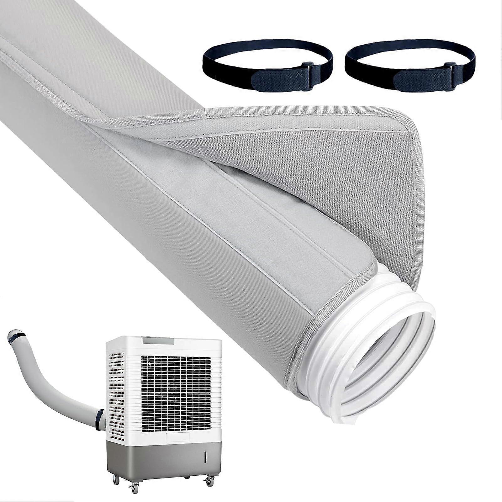 Portable Ac Hose Cover Insulated 3Layer Sleeve Waterproof Vent Cover Adjustable Pipe Shield Energy Efficiency