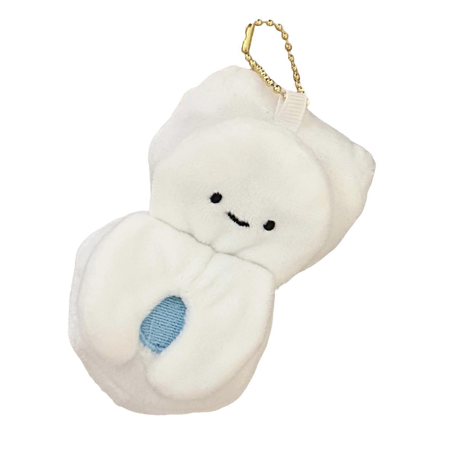 Funny Adorable Ugly Plush Keychain Strong Magnetic Attachment For Keys Backpacks Travel Accessories Soft Faux Hair Material Multicolor