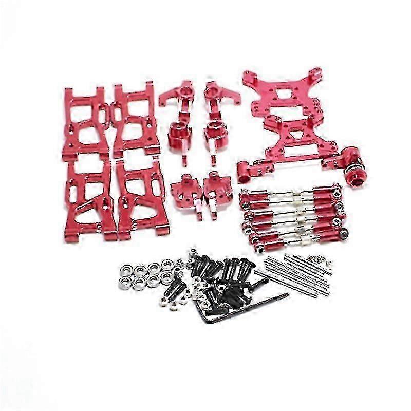 Upgrade Parts for 1: 14 144001 RC Car Metal Steering Swing Arm Base C Rear Hub Seat Servo Pull Rod, Edition 1107