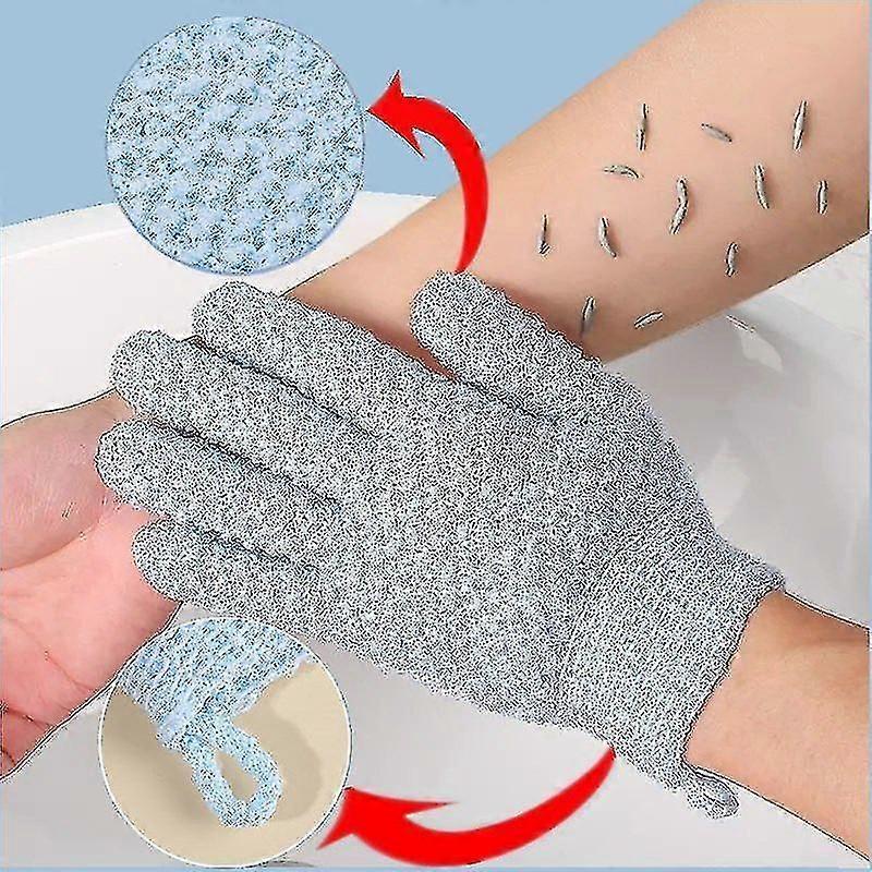 جديد تنظيف حمام قفاز دش فرك الجسم تدليك سبا رغوة فرك الطين تقشير خمسة أصابع الحمام