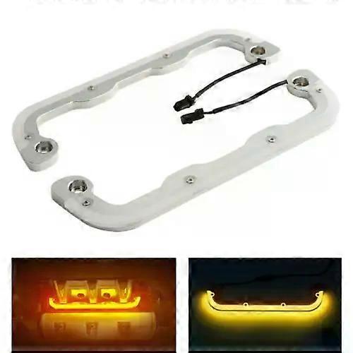 Motorcycle Engine Panels LED Running Light For Honda Goldwing 1800 GL1800 2018-2023 2019 2020 2022 2022 yellow/blue