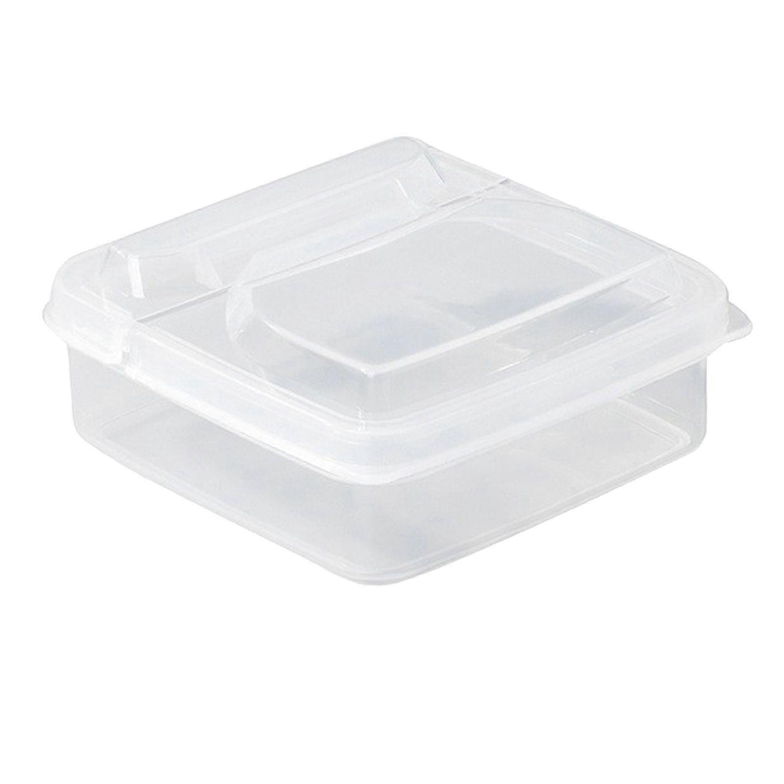 Cheese Storage Box with Flip Lid Sliced Cheese Container Stay Freshness Fridge Onion Ginger Garlic Holder for RefrigeratorSH