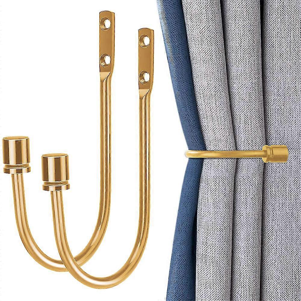 2 Pcs Metal Ain Holdbacks, Rative Mounted Dry Tiebacks With Screws, Duty Ow Holdbacks For Home R Shippin Edition 1110