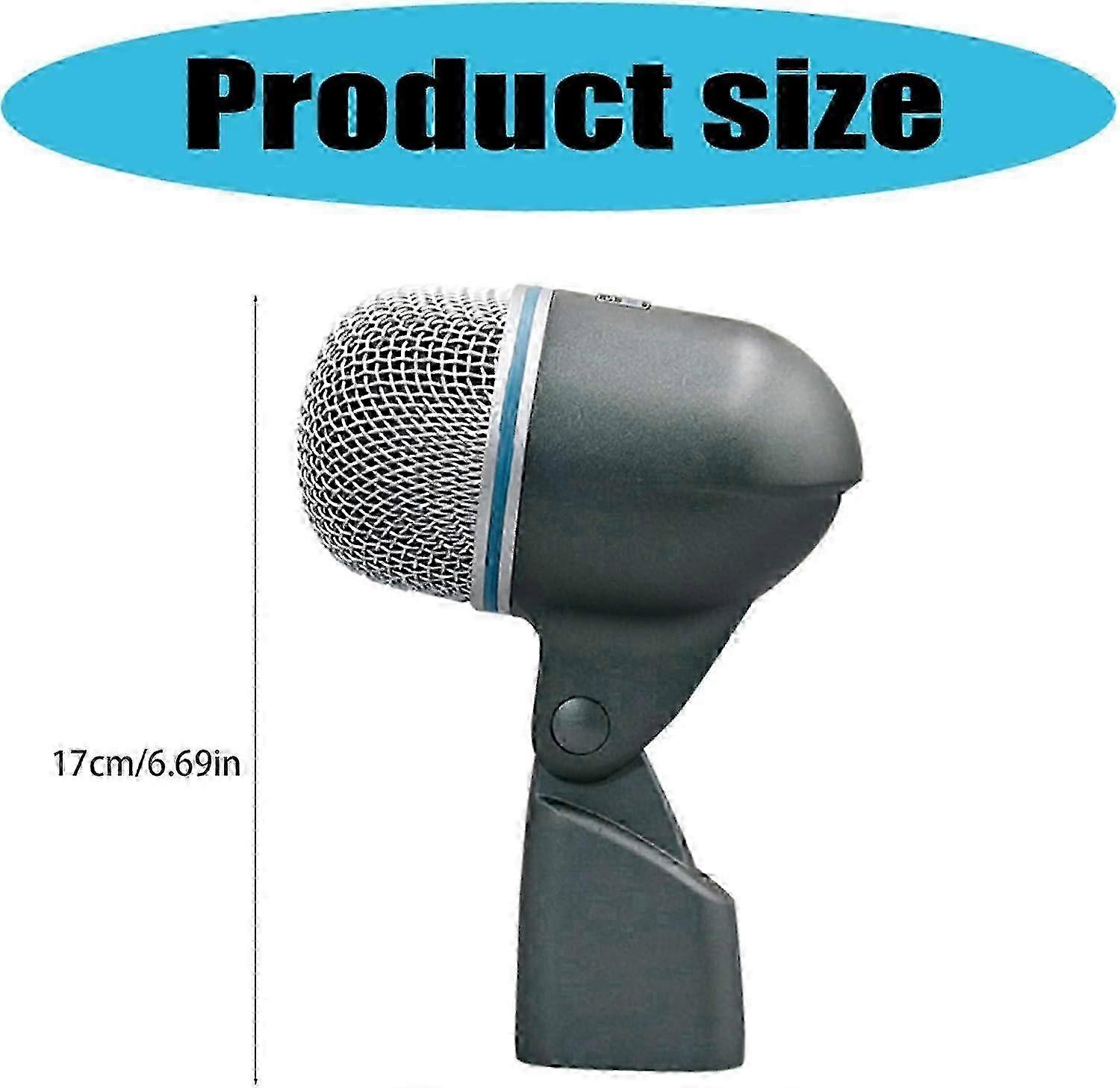 Beta52A Dynamic Kicks Drum Microphones Microfone Supercardioid Kicks Drum Dynamic Microphones Replacement Part 2025