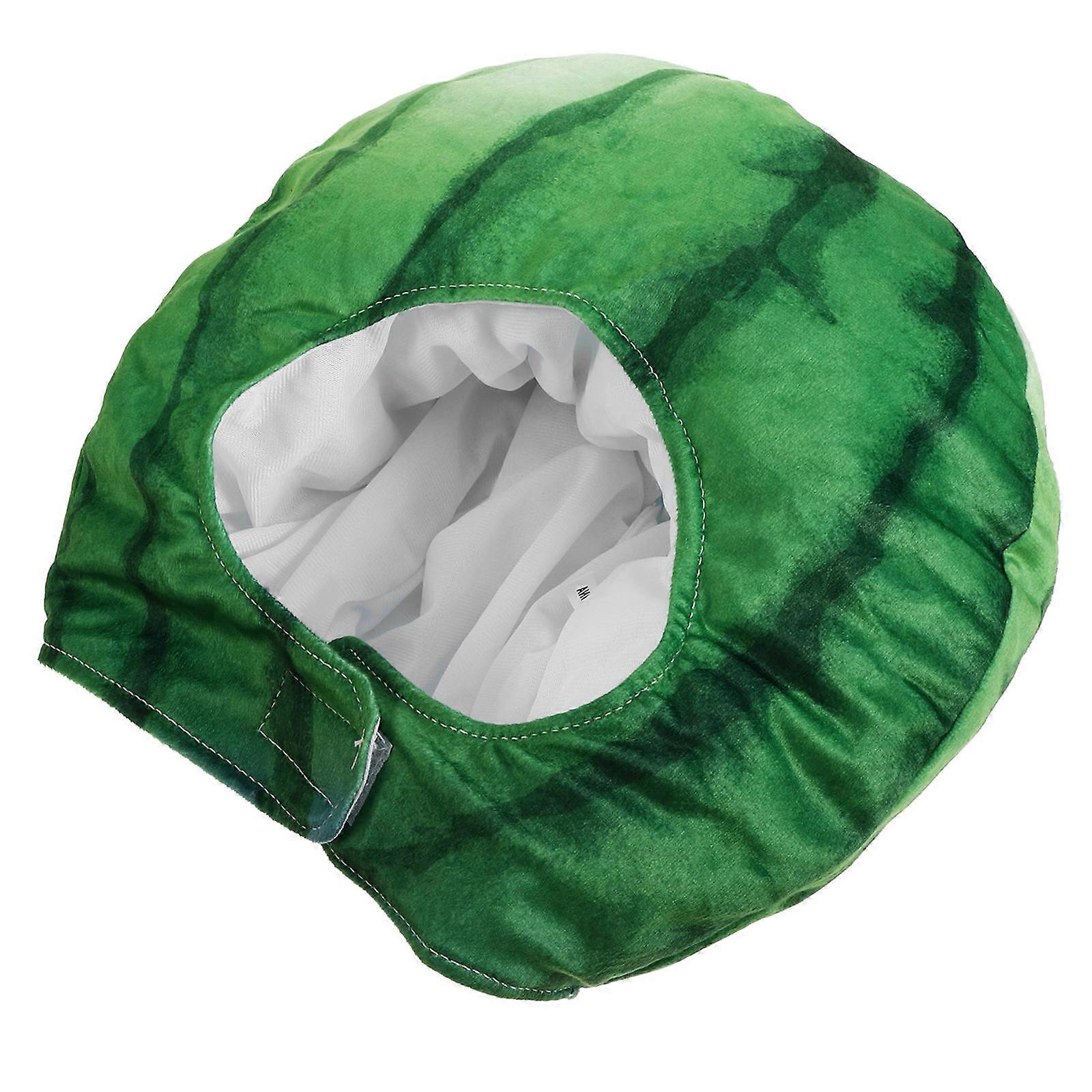 Watermelon Plush Fruit Hat for Performance Decoration