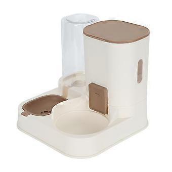 2 in 1 Automatic Pet Waterer Large Capacity Cat Feeder and Water Dispenser Detachable Pet Food Water