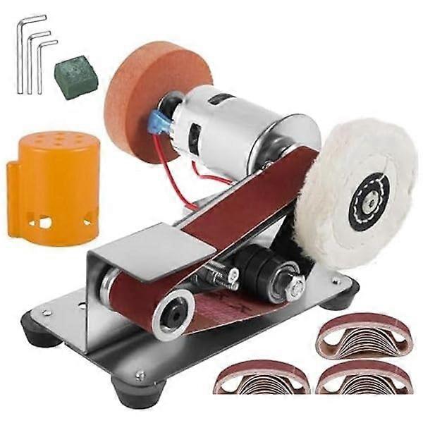Belt Sander Knife Sharpener with Fixed Angle Grinding for DIY Tools and Home Use (D1)
