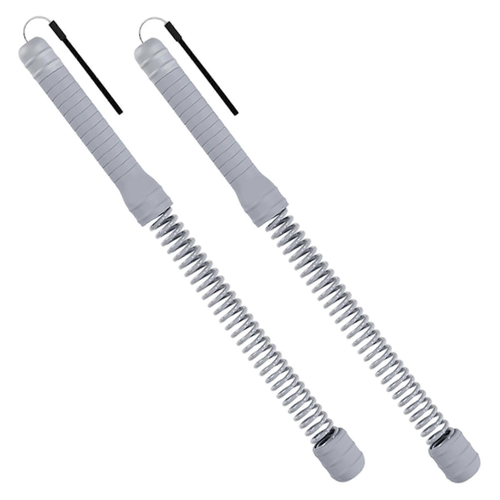 Travel Friendly Fitness Rope With Durability TPR Materials Multipurpose Arm Cores Strength Development System  Misty gray model