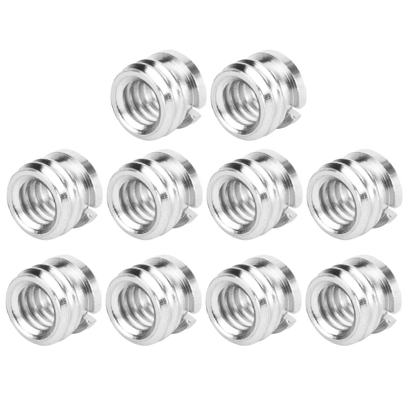 1/4" to 3/8" Camera Tripod Thread Adapter Convert Nut Screw Adapter(10PCS)