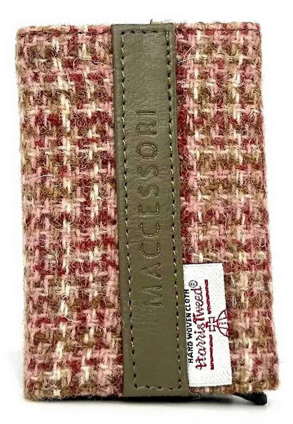 Maccessori Harris Tweed Pop Up Card Holder - Maple Red