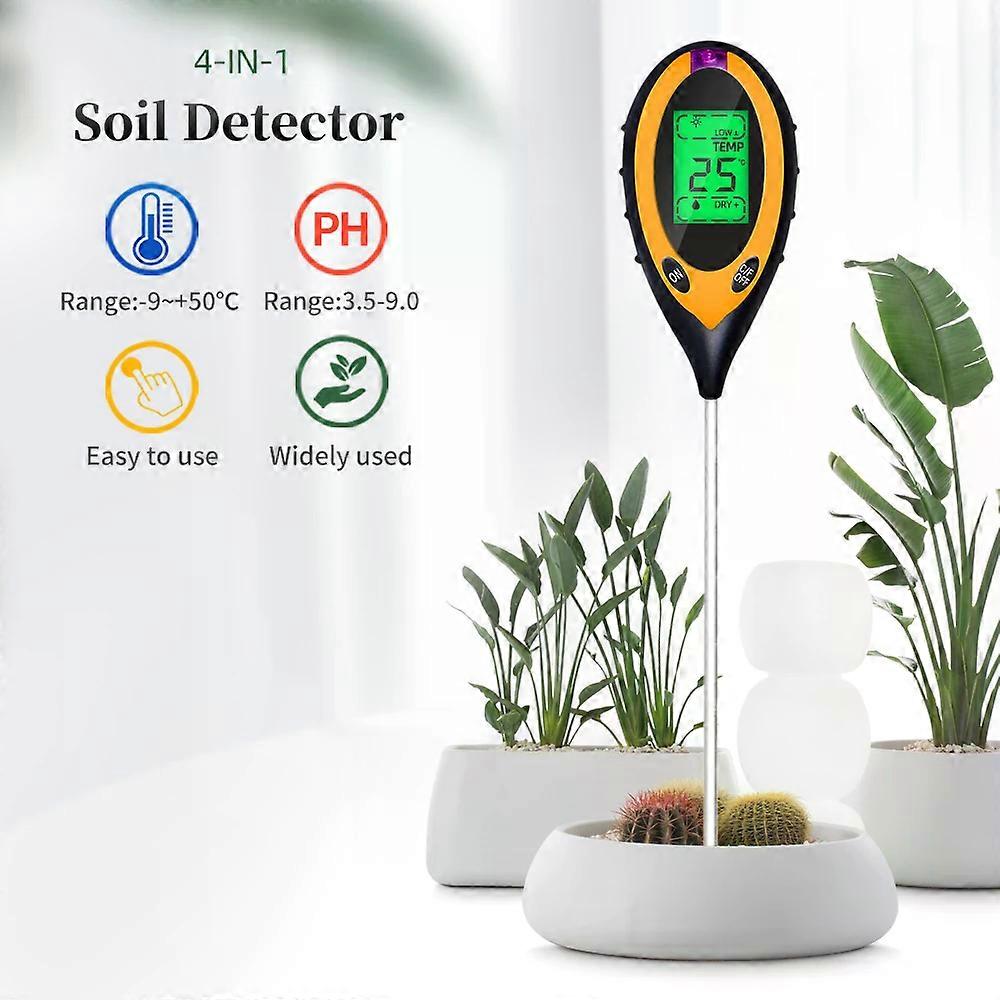 2/3/3/5/6 in 1 Digital Soil Tester Multifunctional Soil Fertility pH Temperature Sunlight Moisture Light Meter Soli Analyzer