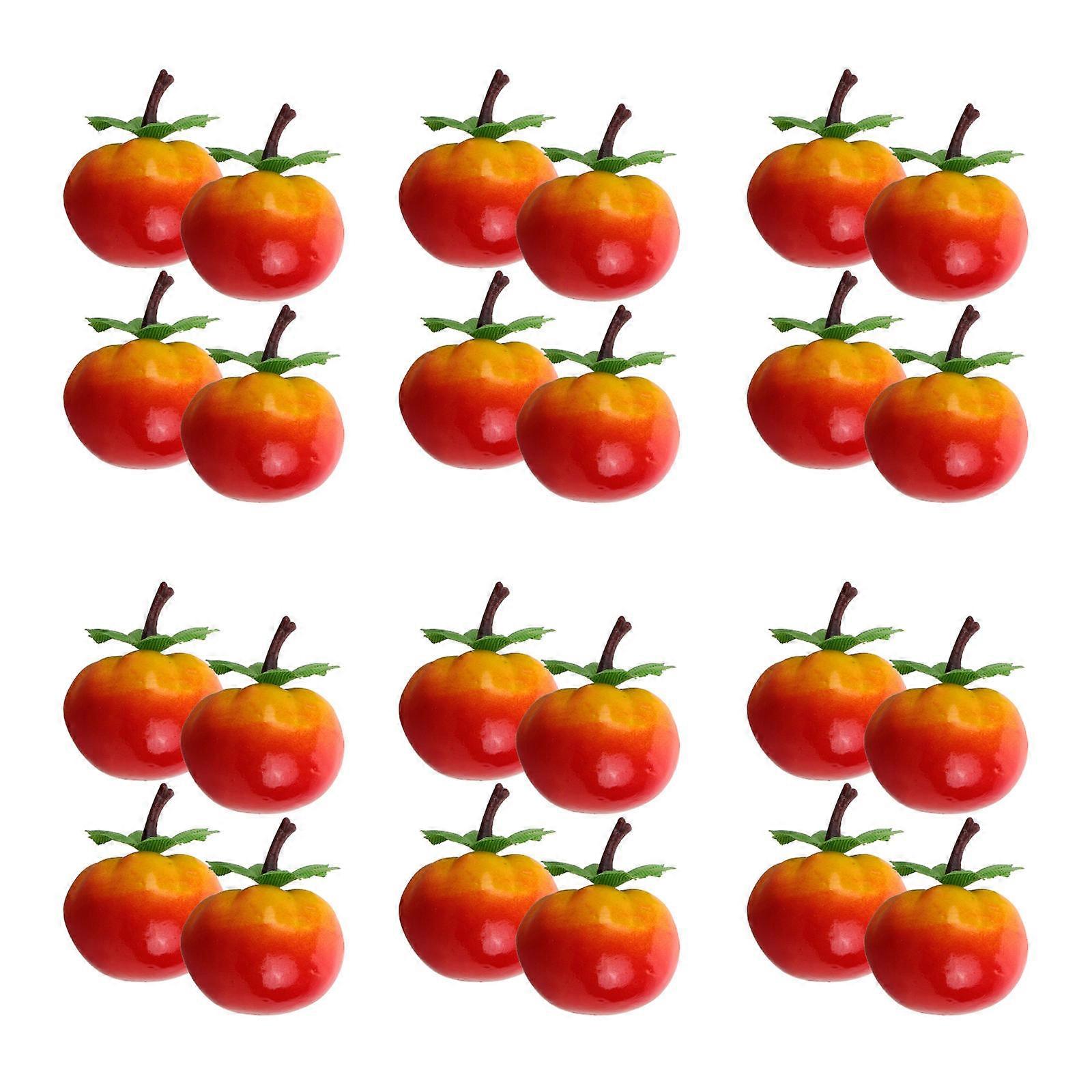Artificial Fruit Imitation Tomato Models for Educational Plaything 100Pcs