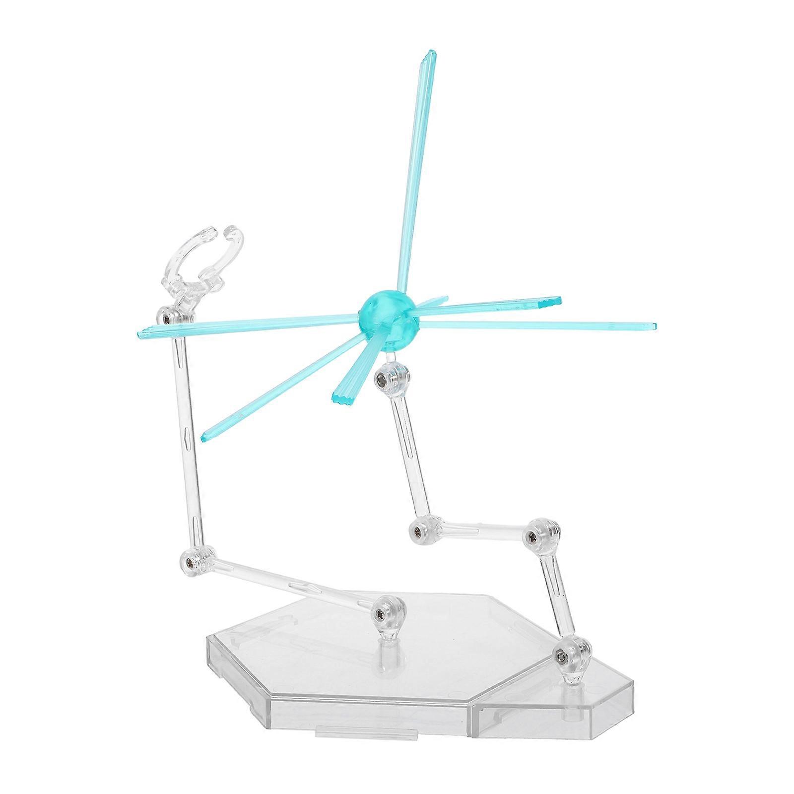 Articulated Figure Stand for Display with Effects 2Sets Clear Plastic Holder