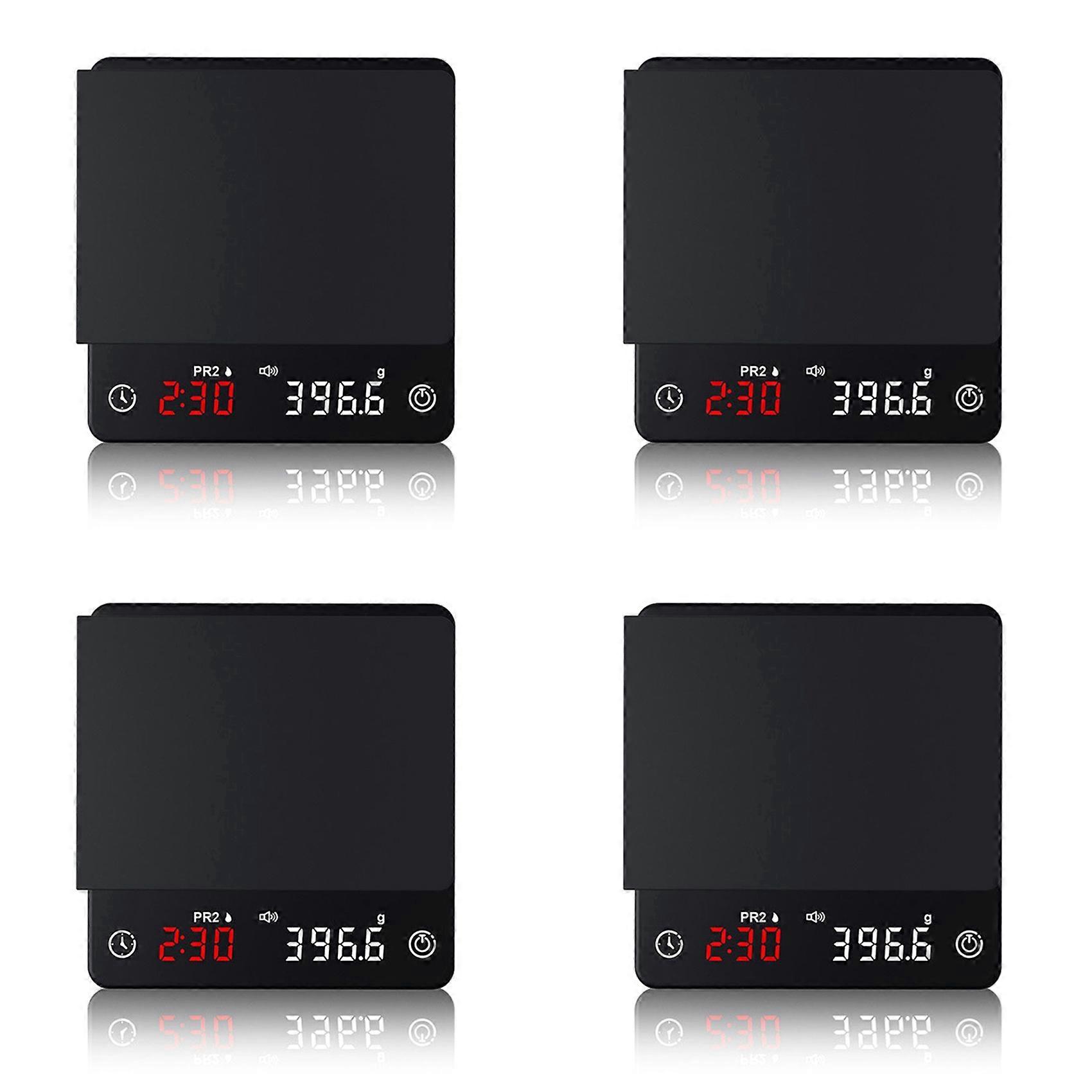 4X Mini Smart Kitchen Scale Weighing Precision Digital Coffee Scale Espresso with Timer