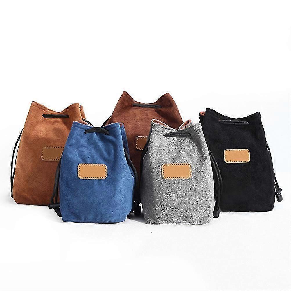 Compact Single-lens Reflex Camera Bag Khaki Color For Travel Outdoor Use Square Shape 1Pcs