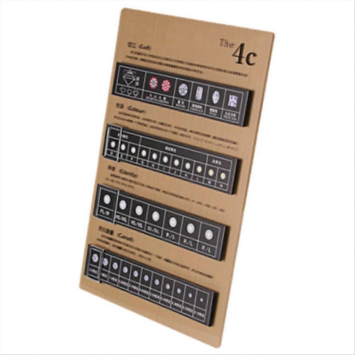 Diamond Grading Board 4C Display Board Jewelry Tool,C