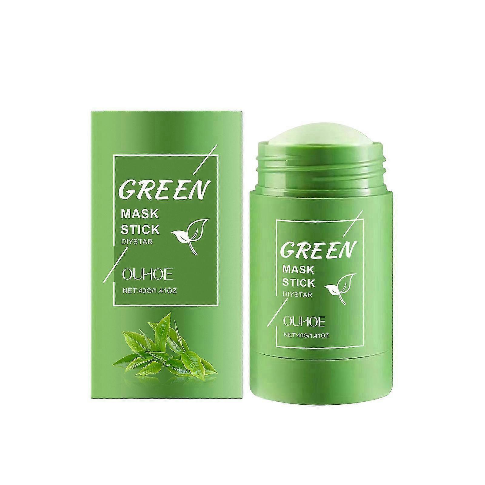 Deep Cleansing Green Tea Mask Stick - Moisturizes & Rejuvenates Pores, 40g