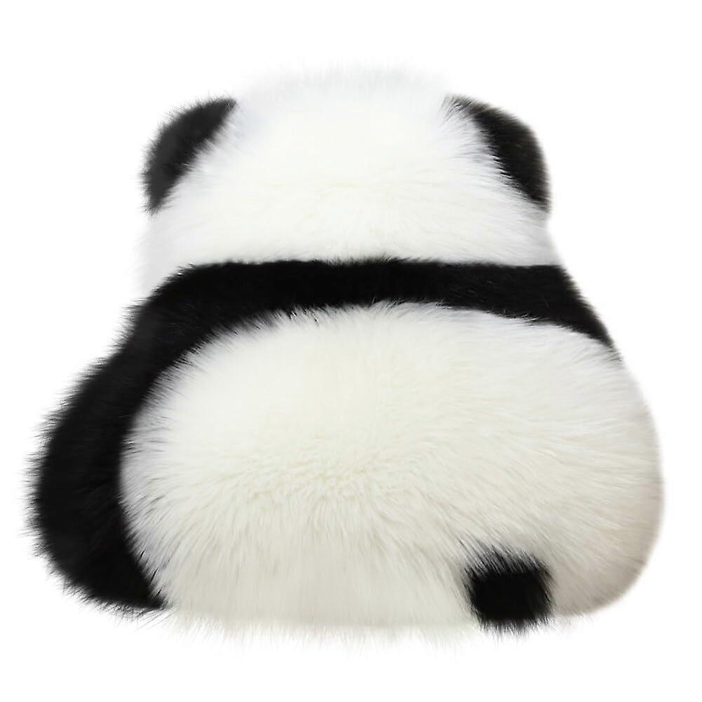 Panda Plush Seat Cushion with Backrest, Soft Durable Pillow for Sofa, Chair, Bedroom, Car 20x22in